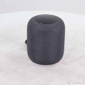 〔中古〕Apple(アップル) HomePod 第1世代 MQHW2J／A スペースグレイ〔349-ud〕