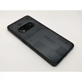 【中古】NOTHING 国内版 【SIMフリー】 Nothing Phone (3a) ブラック 8GB 128GB【なんば】保証期間1ヶ月【ランクB】