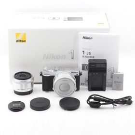 Nikon ミラーレス一眼 Nikon1 J5 ダブルレンズキット シルバー J5WLKSL