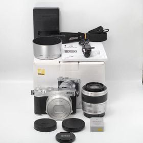 Nikon ミラーレス一眼 Nikon1 J5 ダブルズームキット シルバー J5WZSL