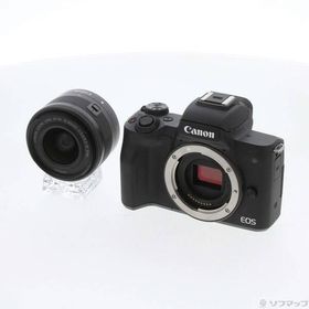 〔中古〕Canon(キヤノン) EOS Kiss M EF-M15-45 IS STM レンズキット ブラック〔262-ud〕