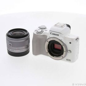〔中古〕Canon(キヤノン) EOS Kiss M ホワイト EFM1545 IS STM レンズキット〔344-ud〕