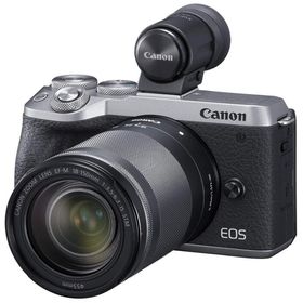 【中古】Canon キヤノン EOS M6 Mark II EF-M18-150mm IS STM レンズEVFキット シルバー