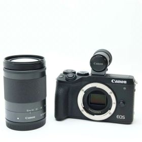 【中古】 《良品》 Canon EOS M6 Mark II EF-M18-150 レンズEVFキット ブラック【センサー交換/各部点検済】 [ デジタルカメラ ]