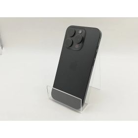【中古】Apple SoftBank 【SIMフリー】 iPhone 15 Pro 128GB ブラックチタニウム MTU73J/A【福岡筑紫】保証期間1ヶ月【ランクB】