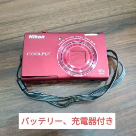Nikon デジタルカメラ COOLPIX S6200 レッド オールドコンデジ