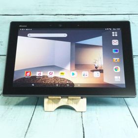 docomo arrows Tab F-02K Black ブラック 本体 白ロム SIMロック解除済み SIMフリー 600045