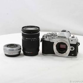 〔中古〕OLYMPUS(オリンパス) OM-D E-M10 Mark IV EZダブルズームキット シルバー〔344-ud〕