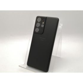 【中古】SAMSUNG docomo 【SIMロック解除済み】 Galaxy S21 Ultra 5G ファントムブラック 12GB 256GB SC-52B【大須2】保証期間１ヶ月【ランクC】