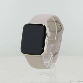 〔中古〕Apple(アップル) Apple Watch SE 第2世代 GPS 40mm スターライトアルミニウムケース スターライトスポーツバンド〔349-ud〕