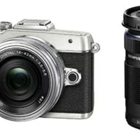 【中古】 OLYMPUS PEN E-PL7 EZダブルズームキット シルバー ミラーレス一眼 E-PL7 EZ DZKIT SLV