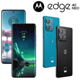 【ポイント最大28倍】 MOTOROLA SIMフリー スマートフォン スマホ edge 40 neo 6.55インチ フルHD+ (2,400x1,080) 144Hz 256GB 指紋 顔 認証 防水 IP68 Android メモリ 8GB NFC USB-C 選べる色 ブラックビューティー/カリビアンブルー