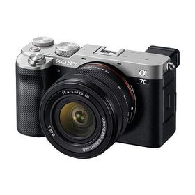 【新品】SONY α7C ILCE-7CL ズームレンズキット [シルバー]【即日発送、土、祝日発送】【送料無料】