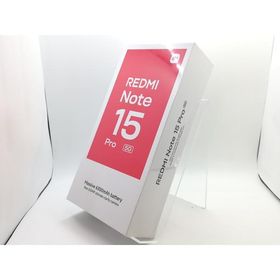 【未使用】Xiaomi 国内版 【SIMフリー】 Redmi Note 15 Pro 5G ブラック 8GB 256GB【熊本】保証期間３ヶ月