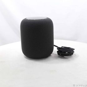 【中古】Apple(アップル) HomePod 第1世代 MQHW2J／A スペースグレイ 【262-ud】