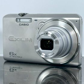 カシオ(CASIO)の【美品】CASIO EXILIM EX-ZS20 シルバー (コンパクトデジタルカメラ)