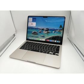 【中古】Apple MacBook Air 13インチ M3(CPU:8C/GPU:8C) 8GB/256GB スターライト MRXT3J/A (13インチ, M3, 2024)【なんば】保証期間１ヶ月【ランクB】