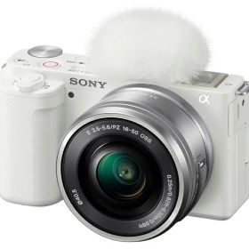 【箱破損 または 箱汚れ品】SONY デジタル一眼カメラα VLOGCAM ZV-E10L-WC(ホワイト) パワーズームレンズキット