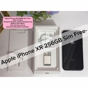 アップル(Apple)のApple iPhone XR 256GB Black SIM-Free (スマートフォン本体)