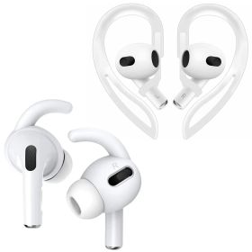 新品 VSuRing AirPods Pro 2019用 イヤーフック 360度回転 イヤーチップ シリコン製 イヤーループ アップル ワイヤレス イヤホン対応 落下防止 紛失防止 スポーツ最適