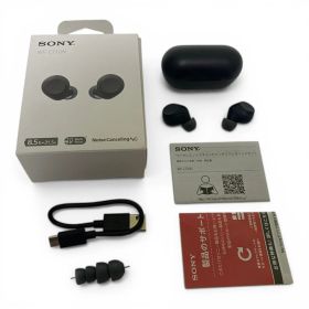 ◯ ソニー SONY ワイヤレスイヤホン WF-C710N ブラック IPX4防滴性能 軽量 720-3741