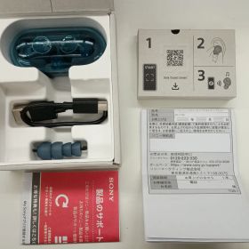 【中古美品】SONY ソニー WF-C710N (L) [グラスブルー] ワイヤレスイヤホン 454873616425