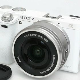 【中古】【並品】ソニー α6000 ILCE-6000L パワーズームレンズキット [ホワイト]（センサー清掃済み） CA01-R4594-3Y2A SONY ソニー α Eマウント ミラーレス APS-C
