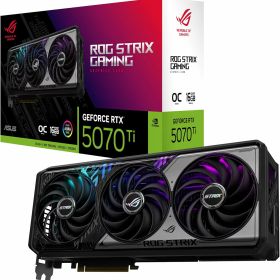 【新品】【即納】【代引き不可】 ASUS ROG Strix GeForce RTX 5070 Ti 16GB GDDR7 OCエディション ビデオカード ROG-STRIX-RTX5070TI-O16G-GAMING
