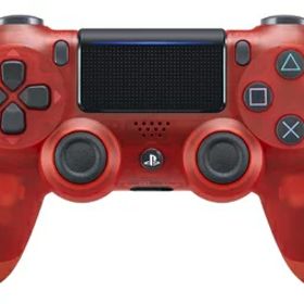 【中古】 ワイヤレスコントローラー (DUALSHOCK 4) レッド・クリスタル