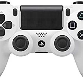 【中古】ワイヤレスコントローラー (DUALSHOCK 4) グレイシャー・ホワイト (メーカー生産終了)