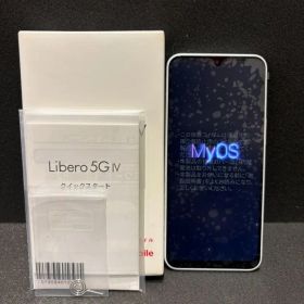【極美品】Y!mobile Libero 5G IV A302ZT ホワイト 初期化済み 〓