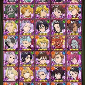 グラクロ ランク130 強キャラ多数所持しています！ 未連携です！