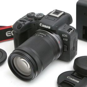 【中古】【美品】キヤノン EOS R10 RF-S18-150 IS STM レンズキット（センサー清掃済） CA01-B5072-2P2A CANON キヤノン RFマウント ミラーレス APS-C EOS 4K対応