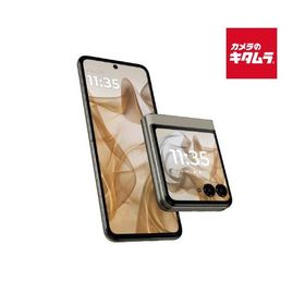 モトローラ motorola razr 50 メイン 6.9インチ/アウト 3.6インチ SIMフリースマートフォンサンドクリーム PB230001JP SIMフリー 本体