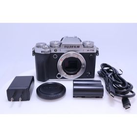 フジフイルム(富士フイルム)の【280回 ほぼ新品】FUJIFILM X-T5 ボディ シルバー(ミラーレス一眼)
