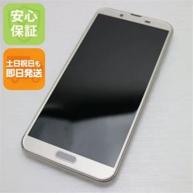 美品 SH-01L AQUOS sense2 シャンパンゴールド スマホ 本体 白ロム 土日祝発送OK 06000
