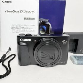元箱付き 新品級 キヤノン PowerShot SX740 HS ブラック