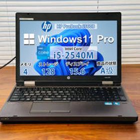 【整備済】【超美品】HP ProBook 6560B/Intel Core i5-2540M/4/128SSD/15.6/Win 11/Office付き/N2860_1399
