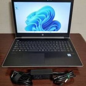 018 美品 HP ProBook 450 G5 Core i5 第8世代 (8250U)◆メモリ8GB◆M.2 SSD256GB+HDD500GB◆15.6インチ HD 動作品 Win11 PC Office2021