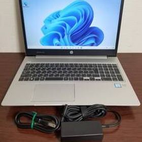 165 美品 HP ProBook 450 G6 Core i5 第8世代 (8265U)◆メモリ8GB◆SSD256GB+HDD 500GB◆15.6インチ HD 動作品 Win11 PC Office2021 laptop