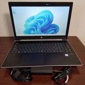 024 美品 HP ProBook 450 G5 Core i5 第8世代 (8250U)◆メモリ8GB◆SSD256GB◆15.6インチ HD 動作品 Win11 PC Office2021 laptop