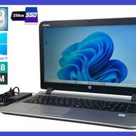 ★第6世代 i7 搭載 HP Probook 450 G3 Core i7- 6500U/メモリ16GB/ SSD256 GB/1920x1080/Windows 11 Pro・30日間返品保証