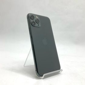 【全額返金保証】【最速発送】 iPhone 11 Pro 64GB ミッドナイトグリーン au 白ロム 動作確認済 75%