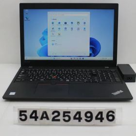 Lenovo ThinkPad L590 Core i5 8265U 1.6GHz/8GB/256GB(SSD)/15.6W/FWXGA(1366x768)/Win11 外装打痕あり【中古】【20260205】