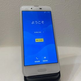 【動作品】SHARP/AQUOS/SHV40/ホワイト/本体のみ/au/SIMフリー判定○/Android/スマホ/No.84