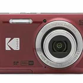 【中古】【良い】KODAK (コダック) PIXPRO 使いやすい ズーム FZ55-RD 16MP デジタルカメラ 光学5倍ズーム 広角 28mm 2.7インチ液晶画面 (レッド)