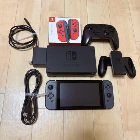 Switch本体 + [Joy-Conレッド ]+ [プロコン]セット ※箱無し