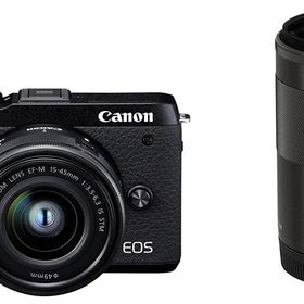 【中古】Canon キヤノン EOS M6 Mark II ダブルズームキット ブラック