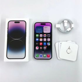 【中古】SIMフリー Apple iPhone14Pro 256GB ディープパープル MQ1E3J/A【IMEI：357862883035539】【利用制限：-】《家電・山城店》S886