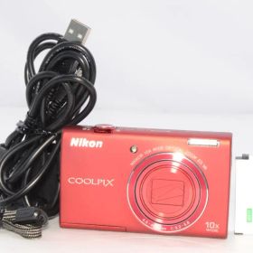 【スマホ転送OK】ニコン Nikon COOLPIX S6200 レッド